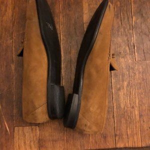 Stuart Weitzman Brown Suede Loafer